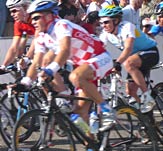 Sicherung der Rennstrecke Rad WM 2007